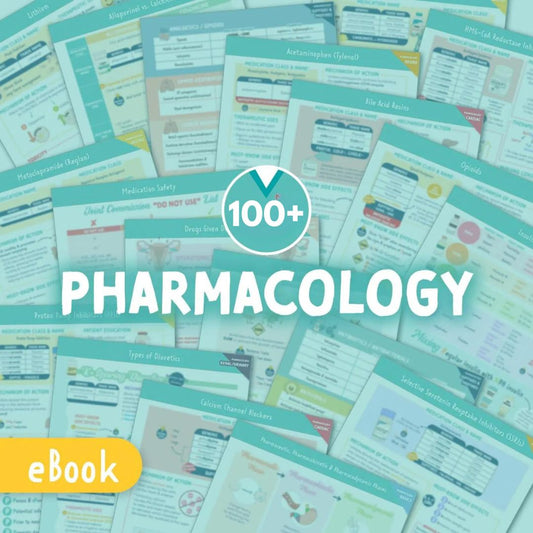 100+ Pharmacology Notes pages (Huge Discount!)